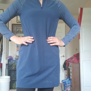 Cute Adidas Golf Dress, Striped Sleeves (Leggings NOT Included)